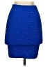 Unbranded Solid Blue Casual Skirt Size S - photo 2