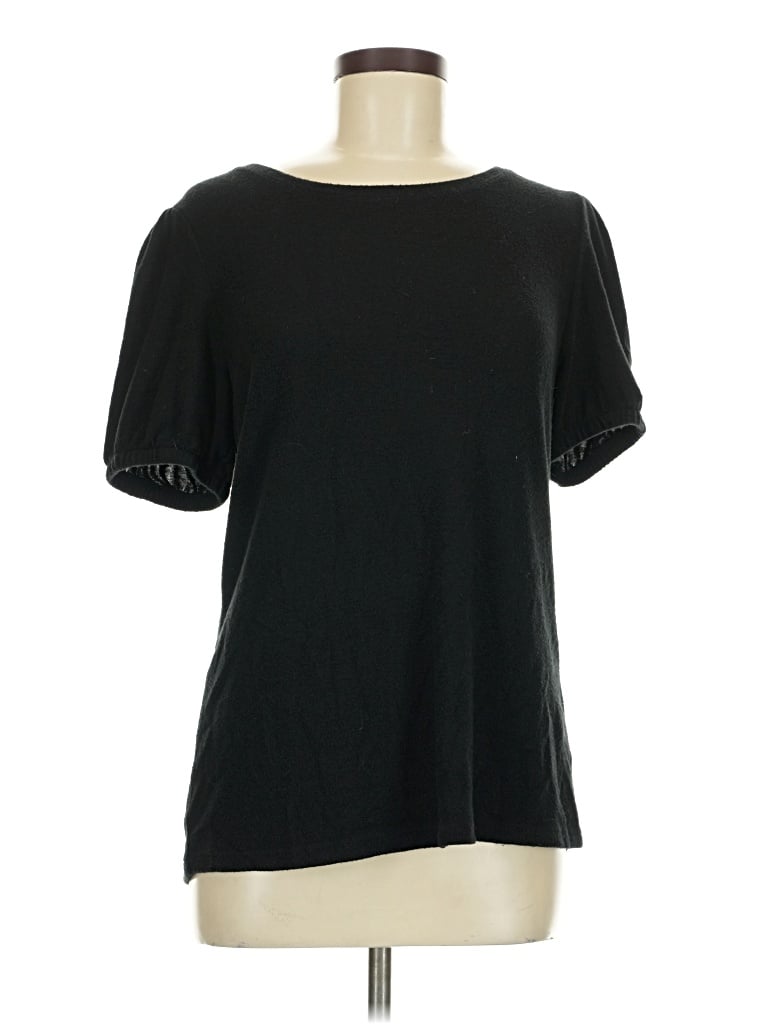 Pre-owned C Established 1946 Short Sleeve Top Black Crew Neck Tops