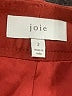 Joie 100% Leather Red Leather Skirt Size 2 - photo 4