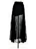 Guess 100% Polyester Black Formal Skirt Size M - photo 2