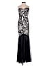 Xscape Black Cocktail Dress Size 4 - photo 1
