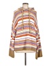 Rebecca Taylor 100% Cotton Stripes Tan Pullover Sweater Size L - photo 1