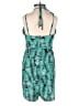 Shein 100% Polyester Tropical Teal Romper Size XS - photo 2