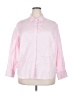 Rafaella 100% Cotton Pink 3/4 Sleeve Button-Down Shirt Size 18 - photo 1