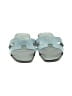 Hermès 100% Leather Teal Blue Sandals Size EU 38 1/2 - photo 2