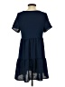 Unbranded Solid Blue Casual Dress Size S - photo 2