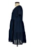 Unbranded Solid Blue Casual Dress Size S - photo 5