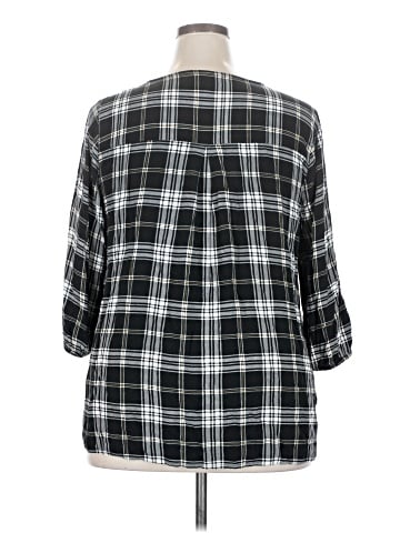 Lane Bryant Outlet 3/4 Sleeve Blouse (view 2)