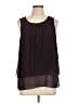 Apt. 9 100% Polyester Black Sleeveless Blouse Size L - photo 1