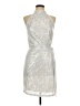 Shein 100% Polyester Metallic Silver Cocktail Dress Size 12 - photo 1