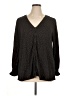 Lands' End Brown Long Sleeve Blouse Size 1X - photo 1