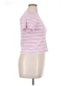 Assorted Brands Stripes Pink Short Sleeve Turtleneck Size XL - photo 4