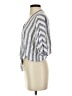Jondie Stripes Gray 3/4 Sleeve Blouse Size S - photo 5