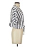 Jondie Stripes Gray 3/4 Sleeve Blouse Size S - photo 4