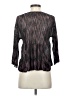 Nine West 100% Rayon Black 3/4 Sleeve Blouse Size S (petite) - photo 2