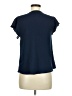 E&M Collection Blue Short Sleeve Top Size M - photo 2