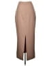Assorted Brands 100% Polyester Solid Tan Formal Skirt Size M - photo 2