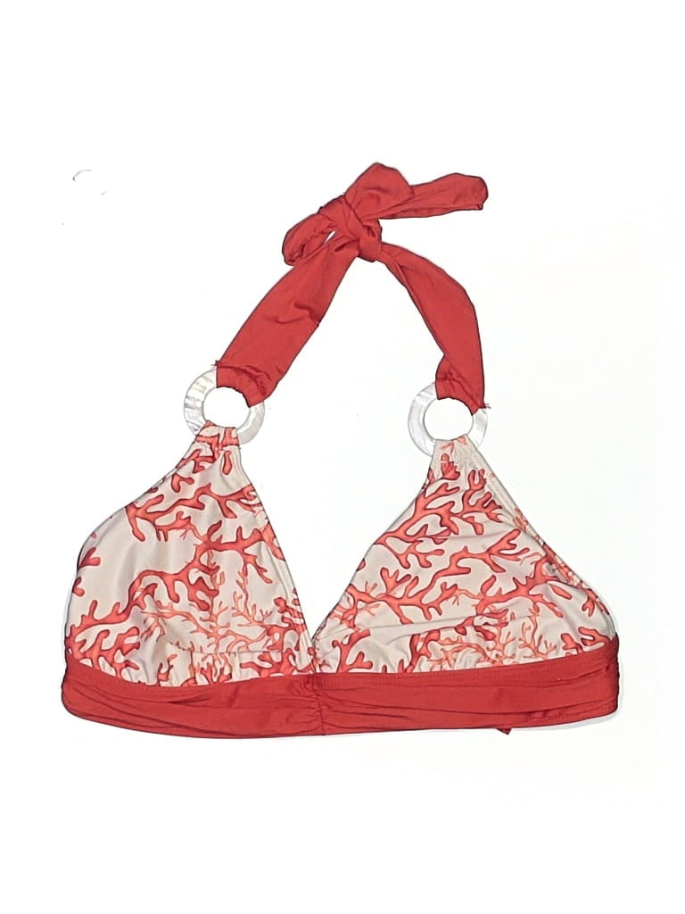 Pre-owned Antonio Melani Swimsuit Top Red Swimwear