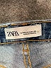 Zara Hearts Blue Jeans Size 4 - photo 7