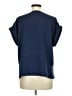 Bobeau 100% Polyester Blue Short Sleeve Top Size M - photo 2