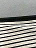 Dazy-Less Stripes Silver White Short Sleeve T-Shirt Size M - photo 7