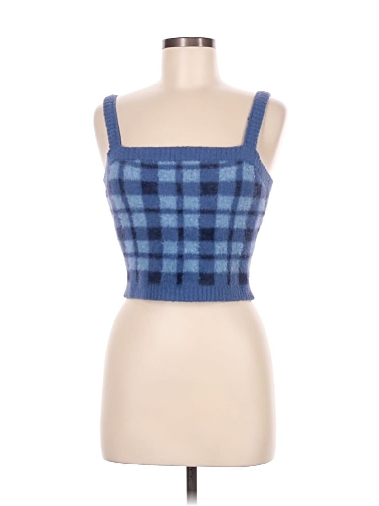 Pre-owned Kendall & Kylie Sweater Vest In Blue