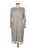 Prelude Metallic Silver Cocktail Dress Size 12 - photo 1