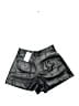 WeWoreWhat 100% Polyurethane Metallic Black Shorts Size 25 waist - photo 2