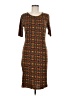 Lularoe Print Brown Casual Dress Size M - photo 1