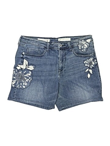 Pilcro and the Letterpress Denim Shorts (view 1)