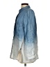 Holding Horses 100% Lyocell Blue Long Sleeve Button-Down Shirt Size 4 - photo 5