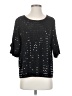 Clara Sun Woo Black 3/4 Sleeve Top Size S - photo 1