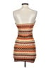 Unbranded 100% Polyester Print Orange Casual Dress Size 2 - photo 2