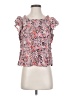 Maeve Pink Short Sleeve Blouse Size XS - photo 1