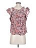 Maeve Pink Short Sleeve Blouse Size XS - photo 2