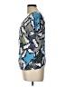 Nic + Zoe Print Blue Pullover Sweater Size L (petite) - photo 5