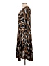 Rabbit Rabbit Rabbit Designs Animal Print Brown Cocktail Dress Size 10 - photo 5