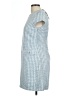 Hermoza Tweed Blue Casual Dress Size L - photo 5