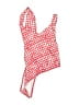 Unbranded Houndstooth Red Swimsuit Top Size XL - photo 1