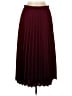 J.Crew 100% Polyester Solid Burgundy Formal Skirt Size 6 - photo 1