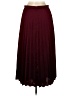 J.Crew 100% Polyester Solid Burgundy Formal Skirt Size 6 - photo 2