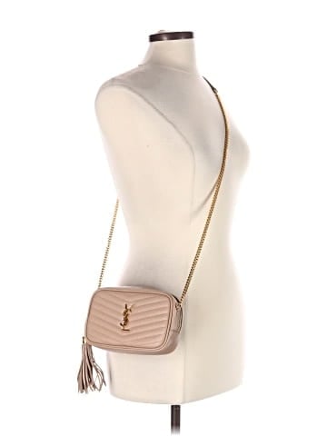 Saint Laurent Leather Crossbody Bag (view 2)