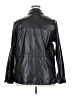 Lane Bryant 100% Polyester Black Faux Leather Jacket Size 20 - photo 2
