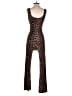 Assorted Brands Animal Print Brown Jumpsuit Size 2 - photo 2