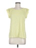 Ann Taylor LOFT Yellow Short Sleeve Top Size M - photo 1