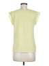 Ann Taylor LOFT Yellow Short Sleeve Top Size M - photo 2