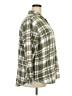 Gap Plaid Green 3/4 Sleeve Button-Down Shirt Size XXL - photo 4