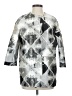 Anne Klein Print Silver Raincoat Size 4 - photo 1