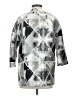 Anne Klein Print Silver Raincoat Size 4 - photo 2
