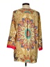 Aqua 100% Polyester Gold 3/4 Sleeve Blouse Size S - photo 2